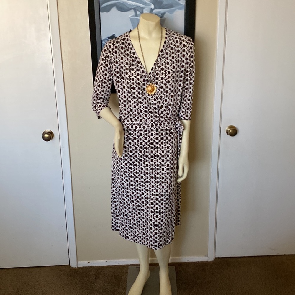 Bisou Bisou by Michelle Bohbot Wrap Dress